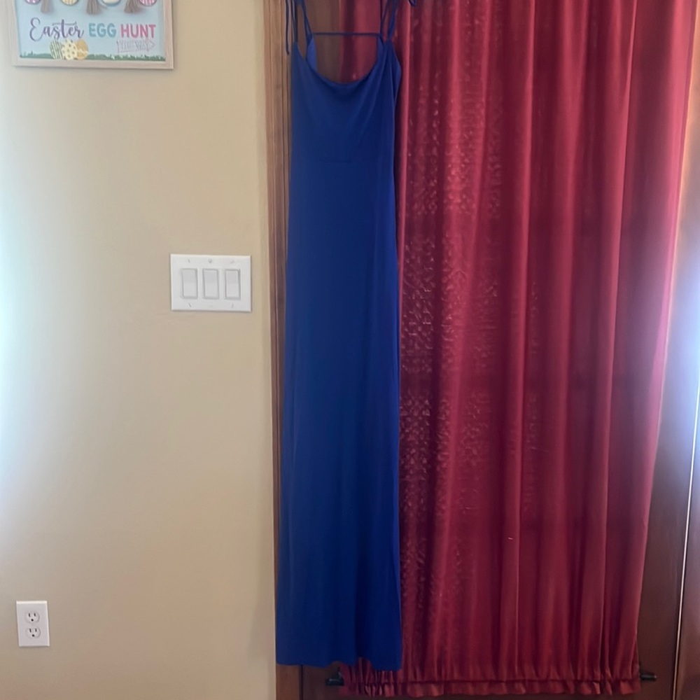 lucy in the sky blue maxi dress